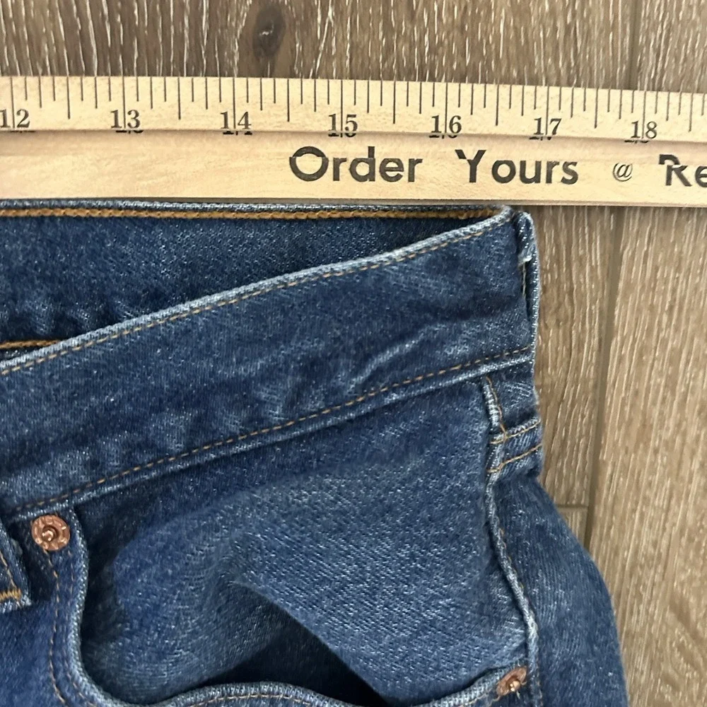 Vintage Levis 501XX Jeans Mens 36x31 Short Blue 90s Raw‎ Dark Denim 34x28